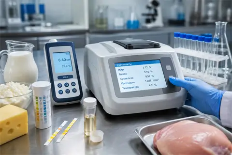 Экспресс-контроль качества пищевых продуктов и молочной продукции: особенности и оборудование