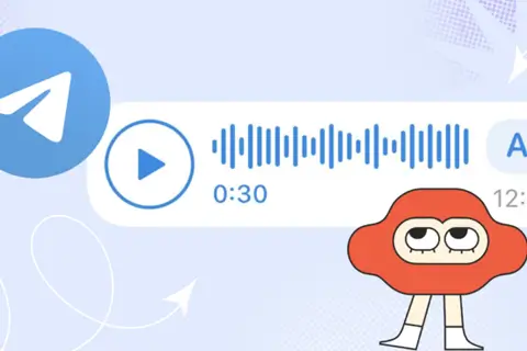 Як скачати голосове повідомлення з Telegram