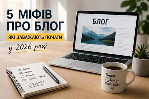 П'ять міфів про блогінг, через які ви досі не почали писати