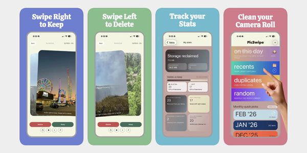 Приложение PicSwipe для iOS