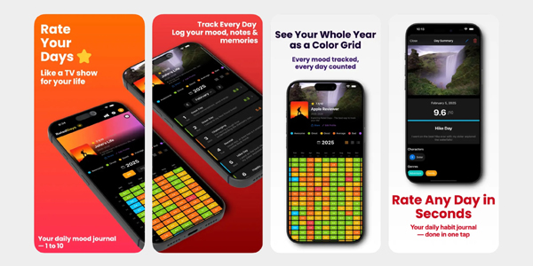 Застосунок Rated Days для iOS