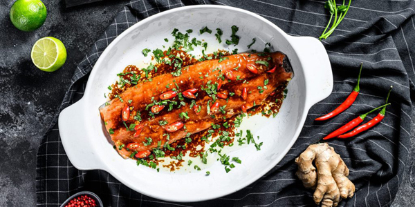 Засолка форели в тайском стиле в домашних условиях