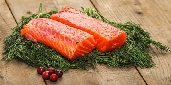 Как сделать гравлакс из форели с клюквой