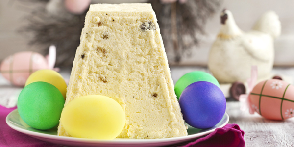 Варена сирна паска зі сметаною