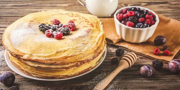 Как сделать заварные блины на сгущённом молоке и воде