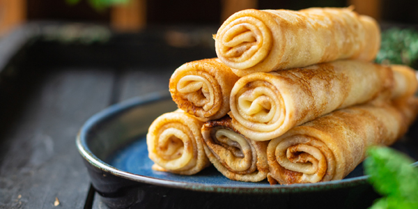 Рецепт блинов на молоке и кипятке