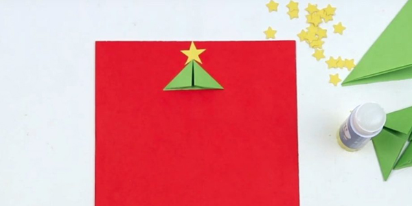 новорічні листівки своїми руками: приклейте одну деталь і зірку