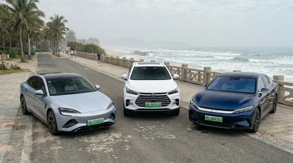 Електромобілі BYD