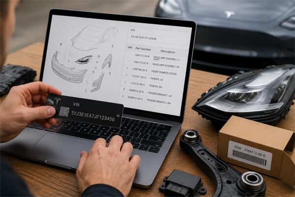Запчасти Tesla из Европы