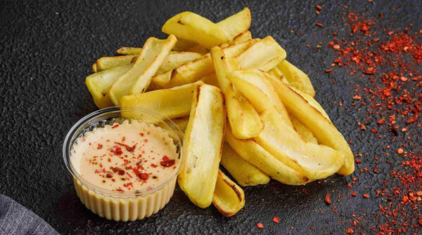 Картофельные дипы из печи со сливочным соусом