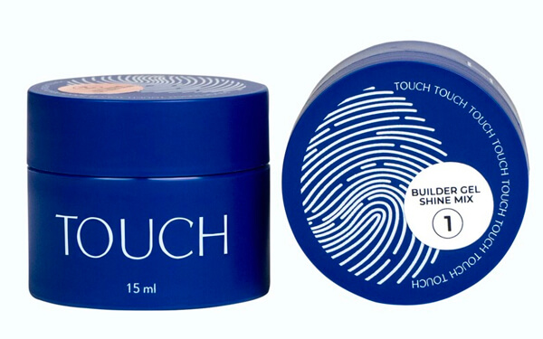 Білдер гель Touch Builder gel Shine Mix, 15 ml