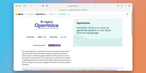 Нейросеть для озвучки текста: OpenVoice
