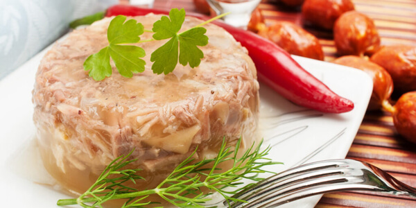 Холодец из свинины и говядины в мультиварке