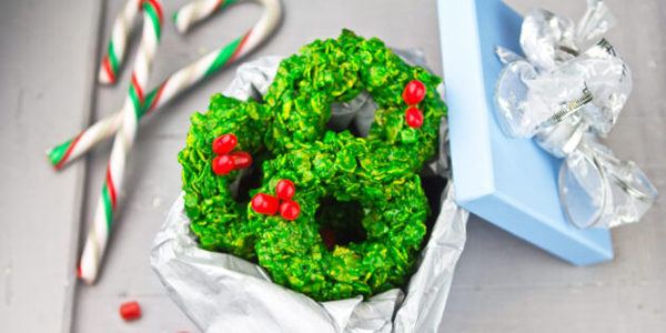 Печенье «Новогодние веночки»