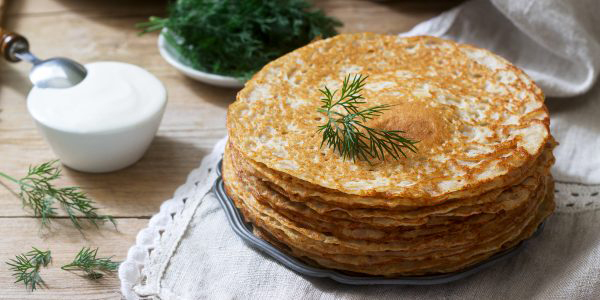 Млинці на дріжджах без яєць: рецепт