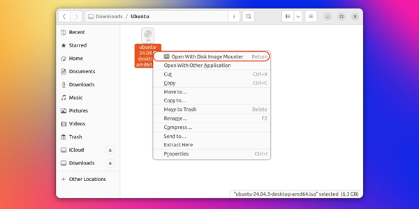 Как открыть файл ISO средствами Linux