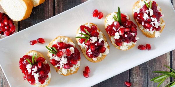 Сладкие бутерброды с фетой на Новый год