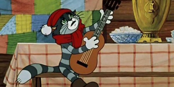 Кадр из мультфильма «Зима в Простоквашино»