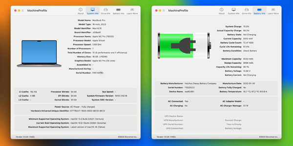 Як дізнатися характеристики комп’ютера з macOS: MachineProfile