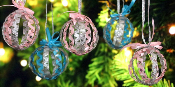 Ёлочные игрушки из пластиковых бутылок