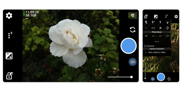 Приложение для камеры: Open Camera