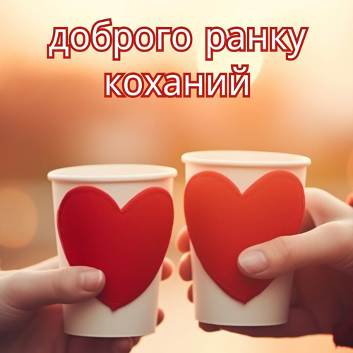 Доброго ранку коханий картинка